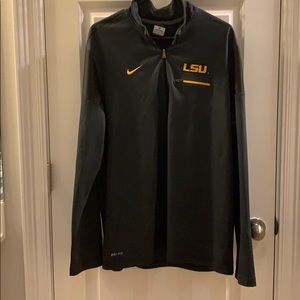 Men’s Nike LSU quarter zip jacket - dri-fit